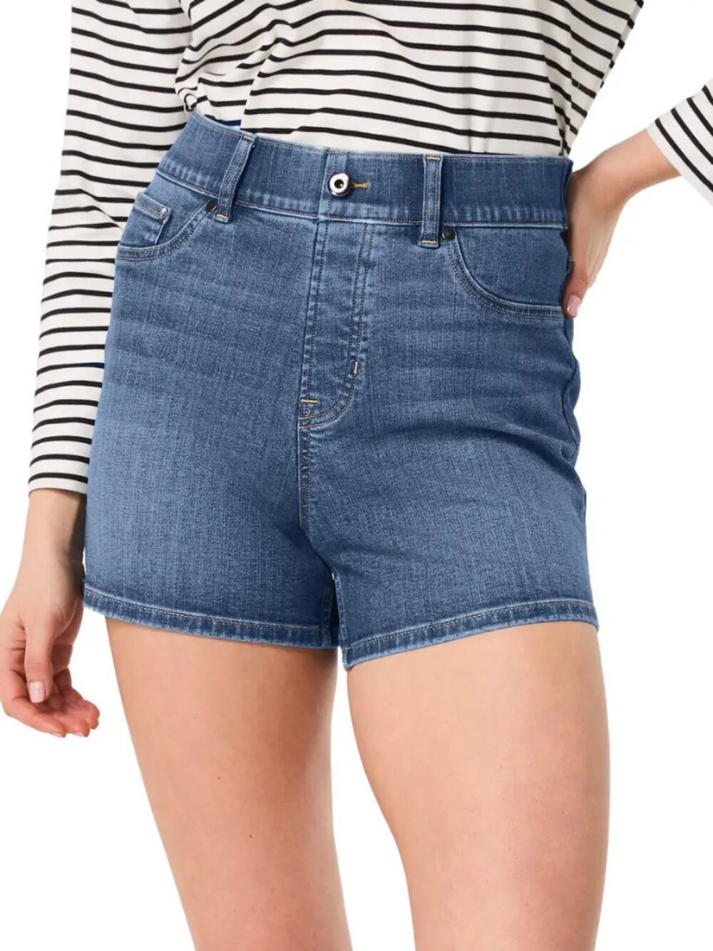 SPANX "EveryWear" High Waist Jean Short